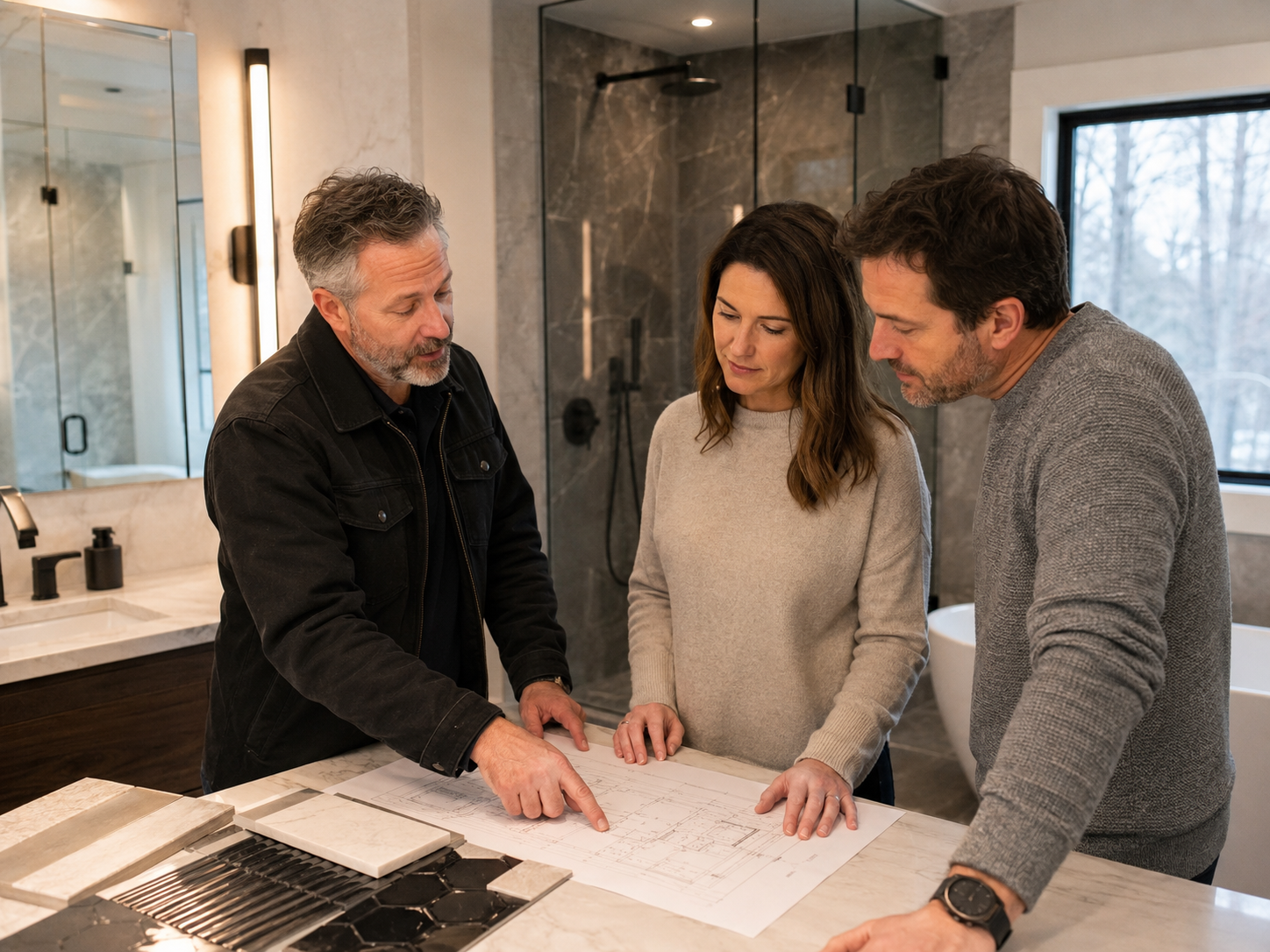 Easy Renovation bathroom renovation team