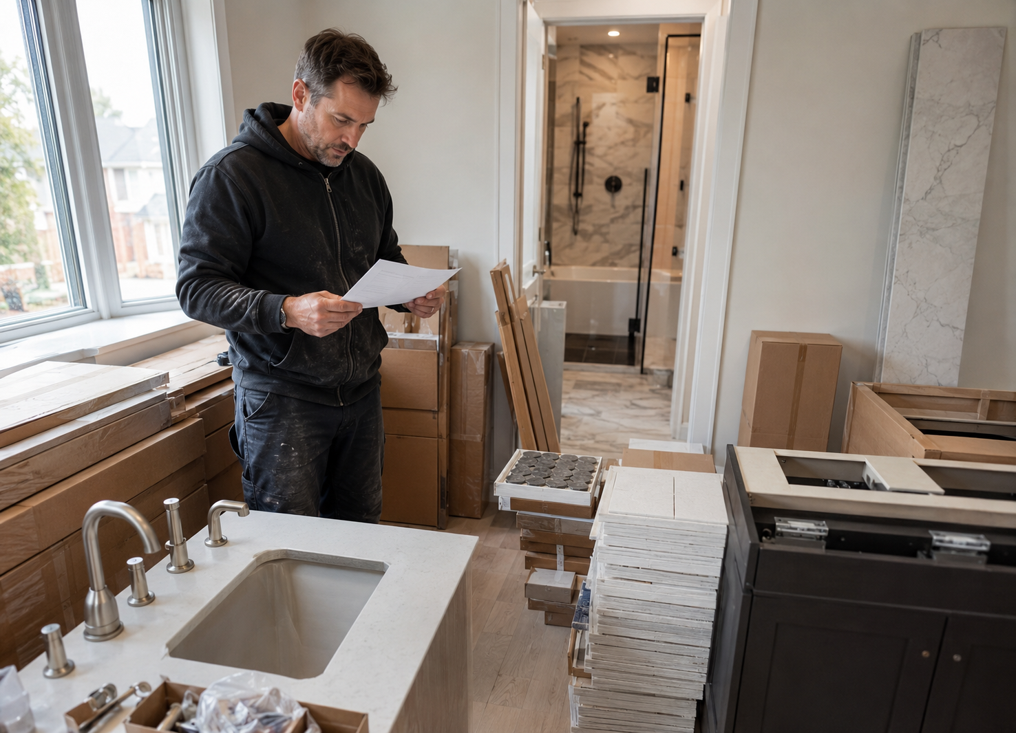 Material procurement storage and delivery